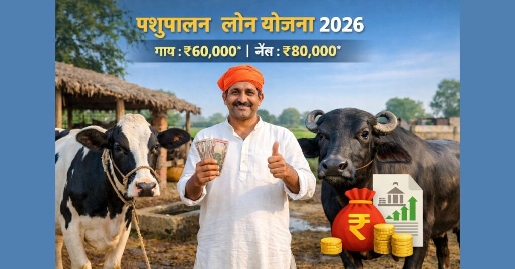 पशुपालन लोन योजना 2026 – गाय और भैंस लोन